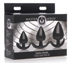 Triple Spades Driedelige Buttplug Set