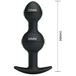 Verzwaarde Dubbele Anaal Plug