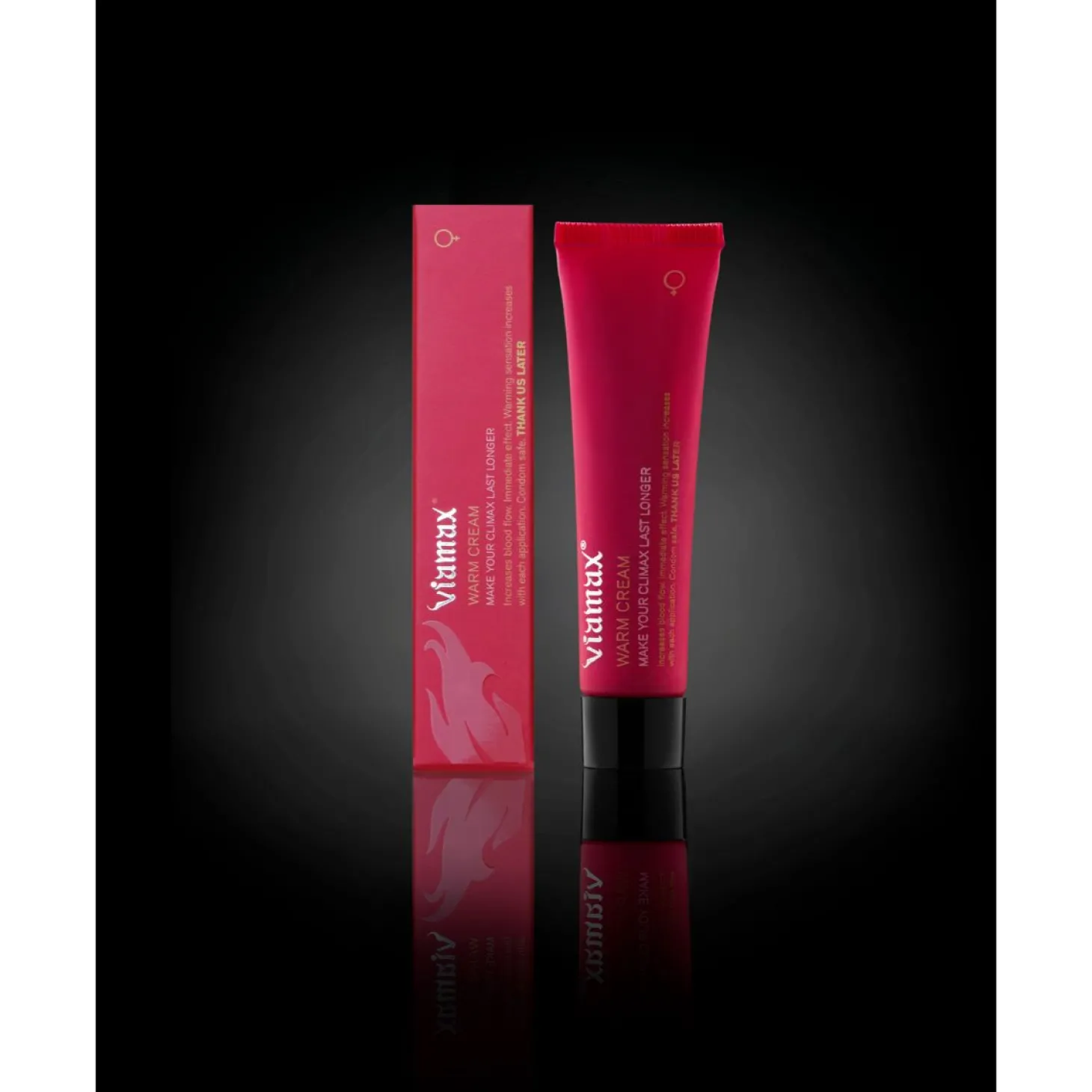 Viamax - Warm Cream Intieme Crème - 15 ml