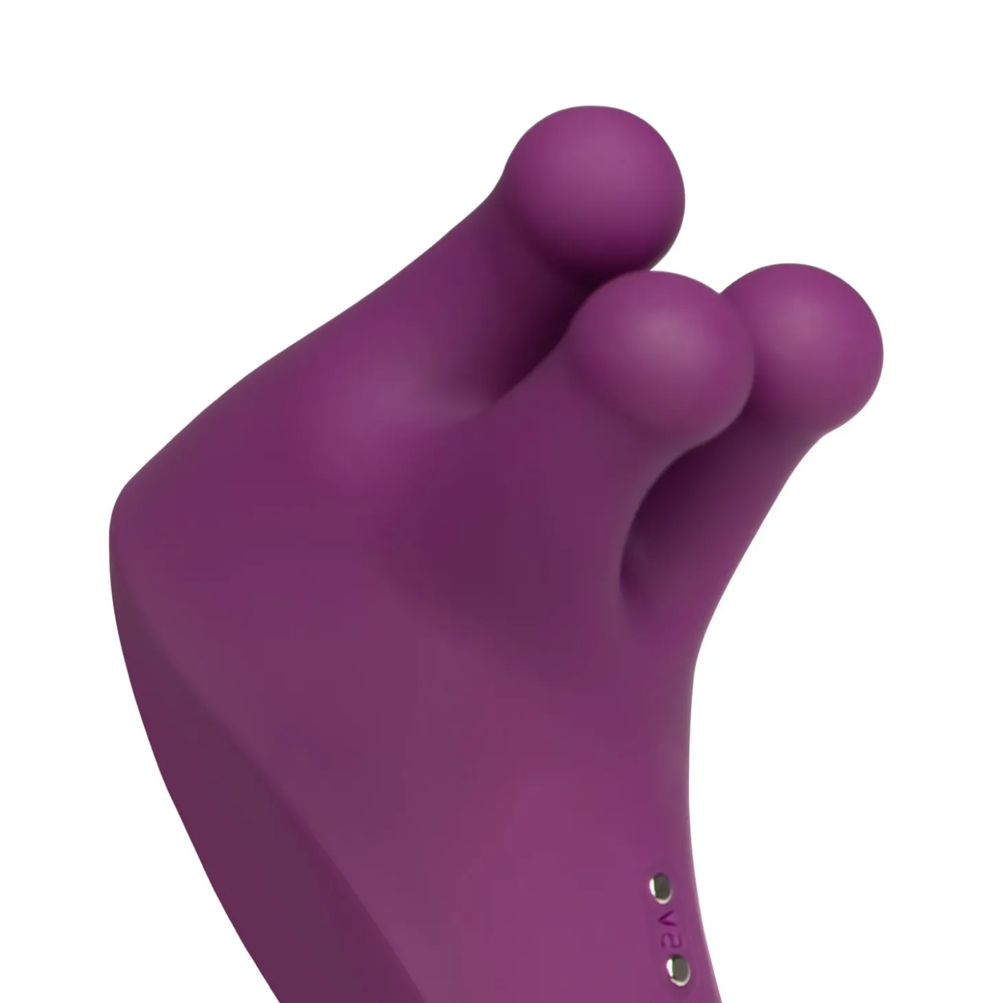 Vibrator Met Roterende Balletjes - Paars