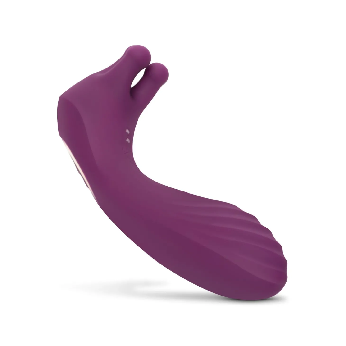Vibrator Met Roterende Balletjes - Paars