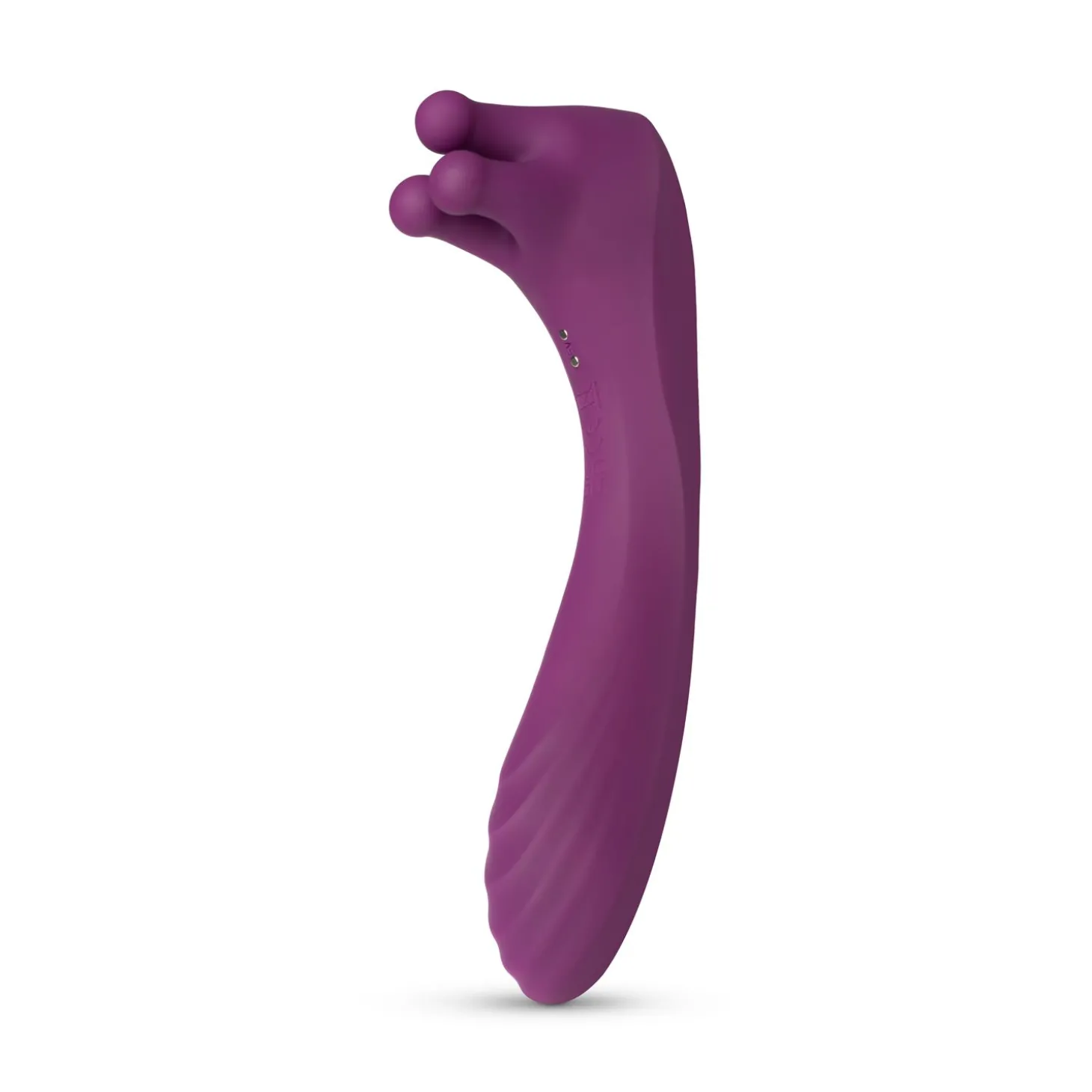 Vibrator Met Roterende Balletjes - Paars