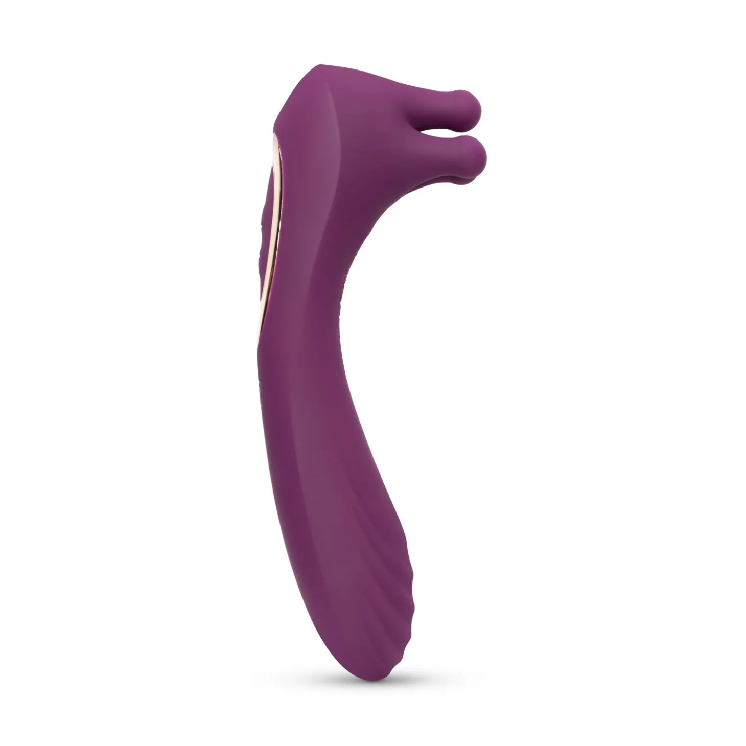 Vibrator Met Roterende Balletjes - Paars