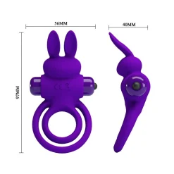 Vibrerende Bunny Cockring