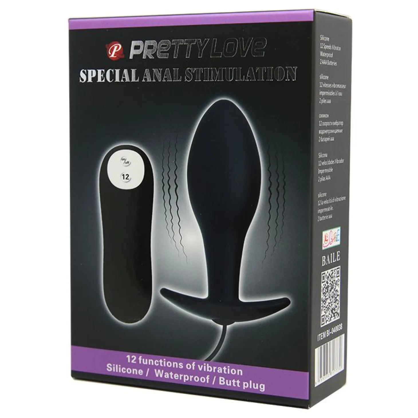 Vibrerende Buttplug met Afstandsbediening