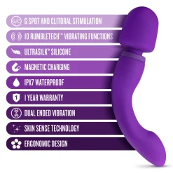 Wellness - Dual Sense Vibrator - Paars