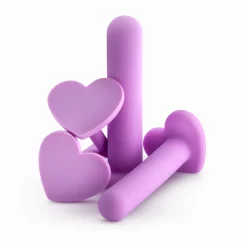Wellness - Siliconen Vagina Dilator Set - Paars