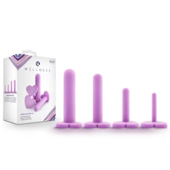 Wellness - Siliconen Vagina Dilator Set - Paars