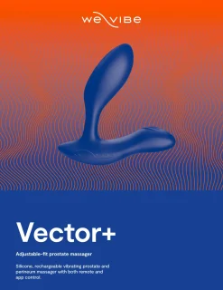 We-Vibe – VECTOR+ Prostaat Massager – Blauw