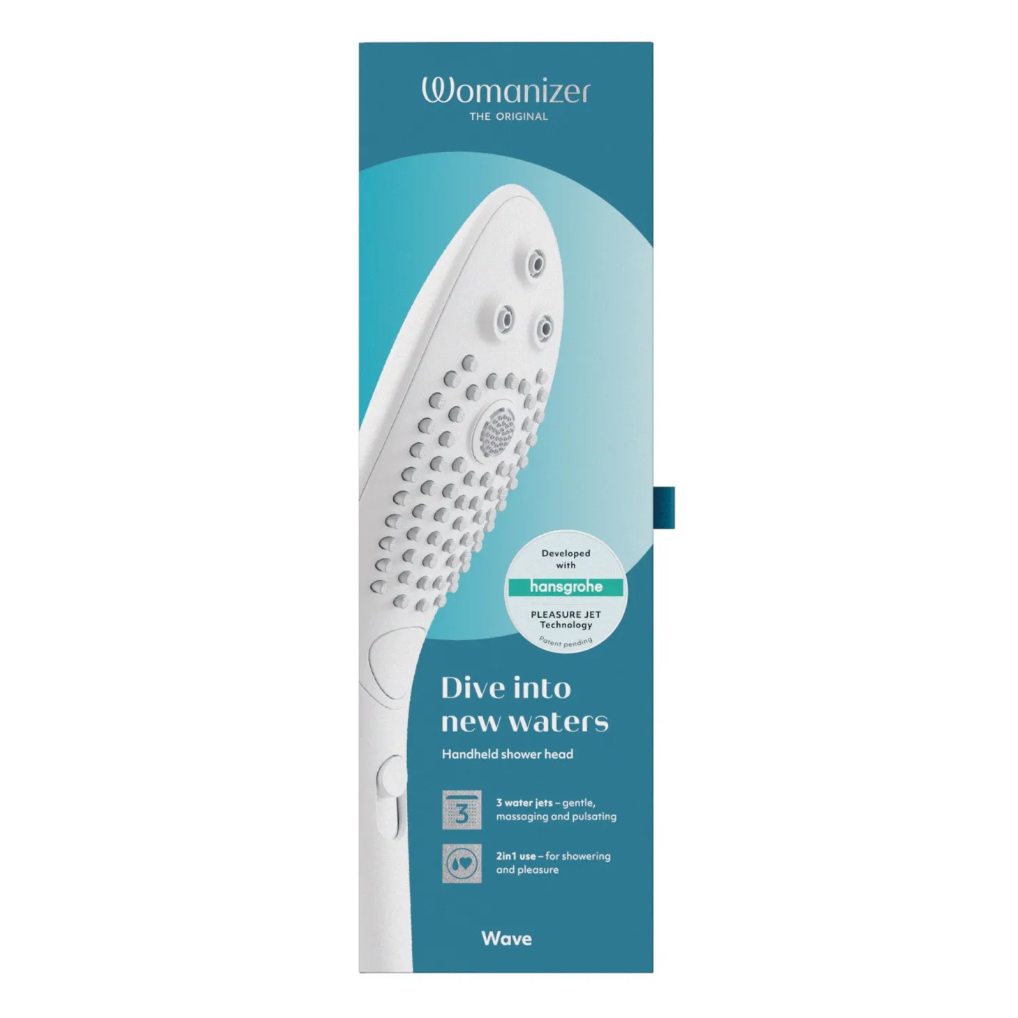 Womanizer Wave Douchekop - Wit