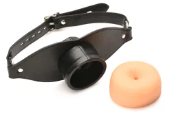 XR Brands - Ass Face Mouth Gag - Beige