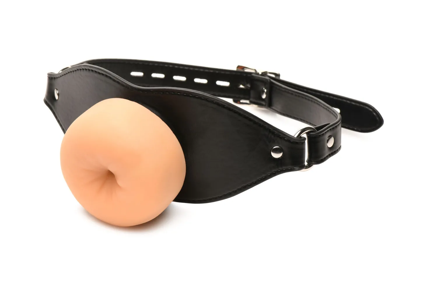 XR Brands - Ass Face Mouth Gag - Beige