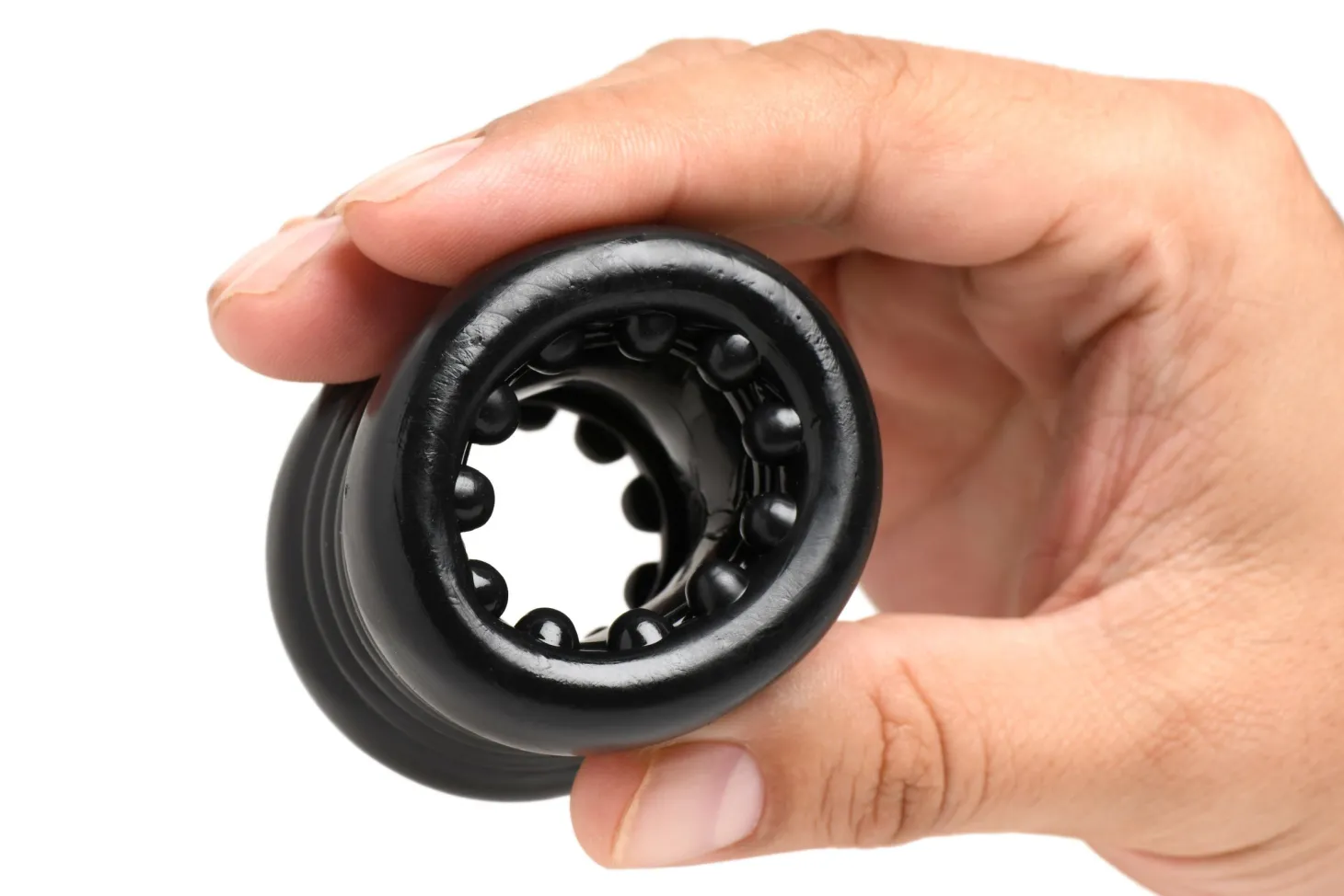 XR Brands - Ball Stack Ball Stretcher - Zwart
