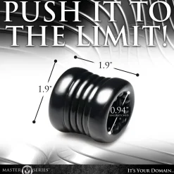 XR Brands - Ball Stack Ball Stretcher - Zwart