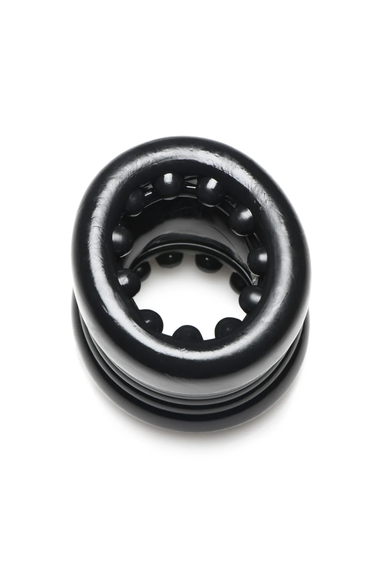 XR Brands - Ball Stack Ball Stretcher - Zwart