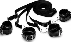 XR Brands - Bed Restraint Kit Bedboeien - Zwart