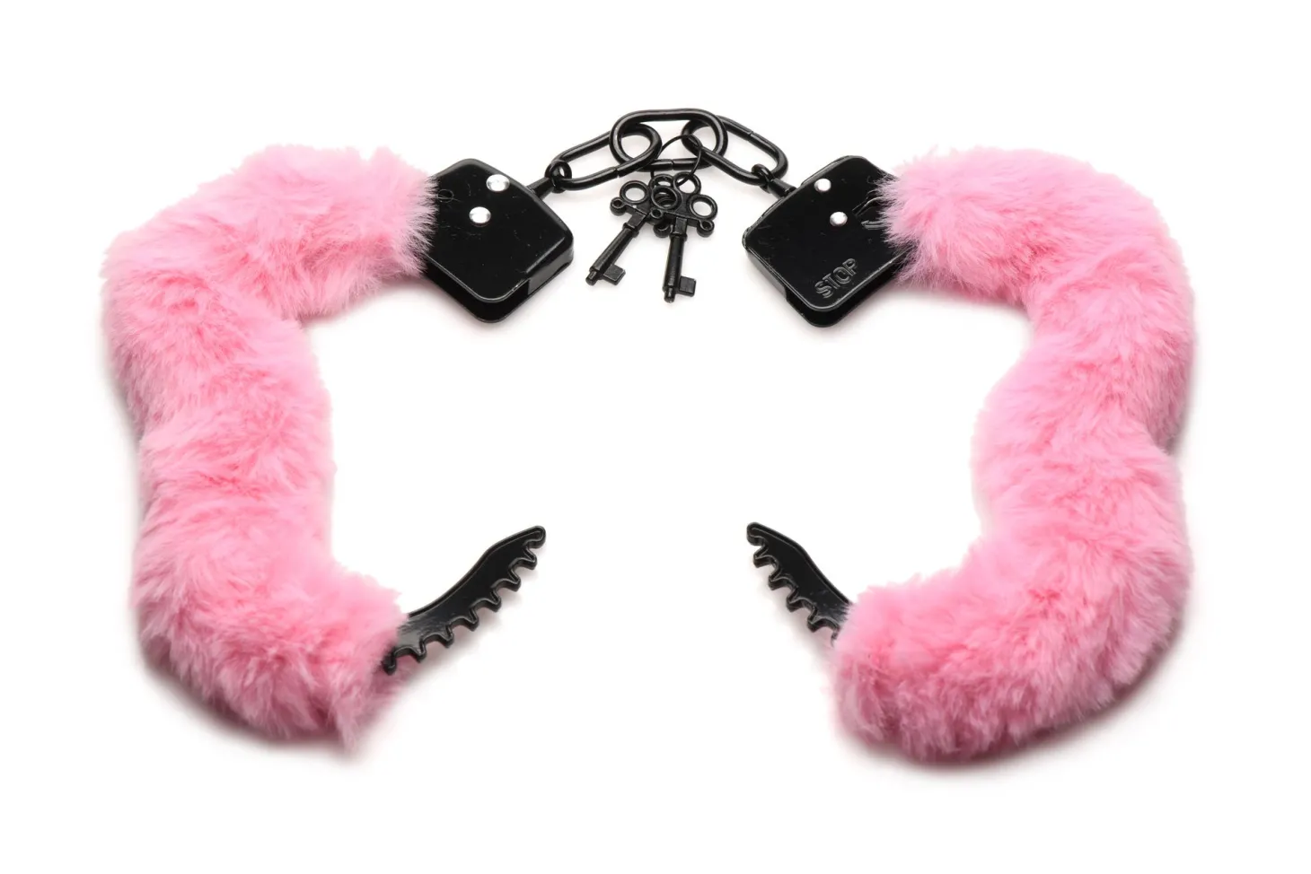 XR Brands - Cuffed in Fur Handboeien - Roze