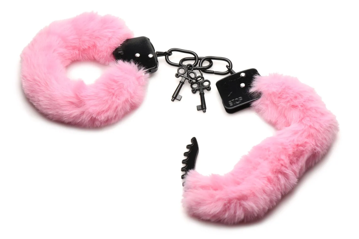 XR Brands - Cuffed in Fur Handboeien - Roze