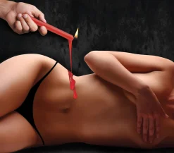 XR Brands - Fire Sticks Fetish Drip Kaarsen - Rood
