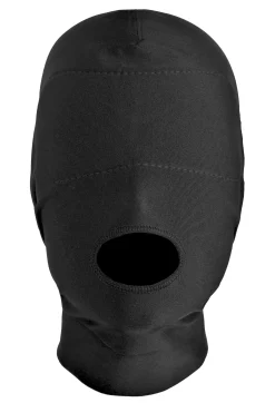 XR Brands - Open Mond Masker Met Gewatteerd Oogmasker - Zwart