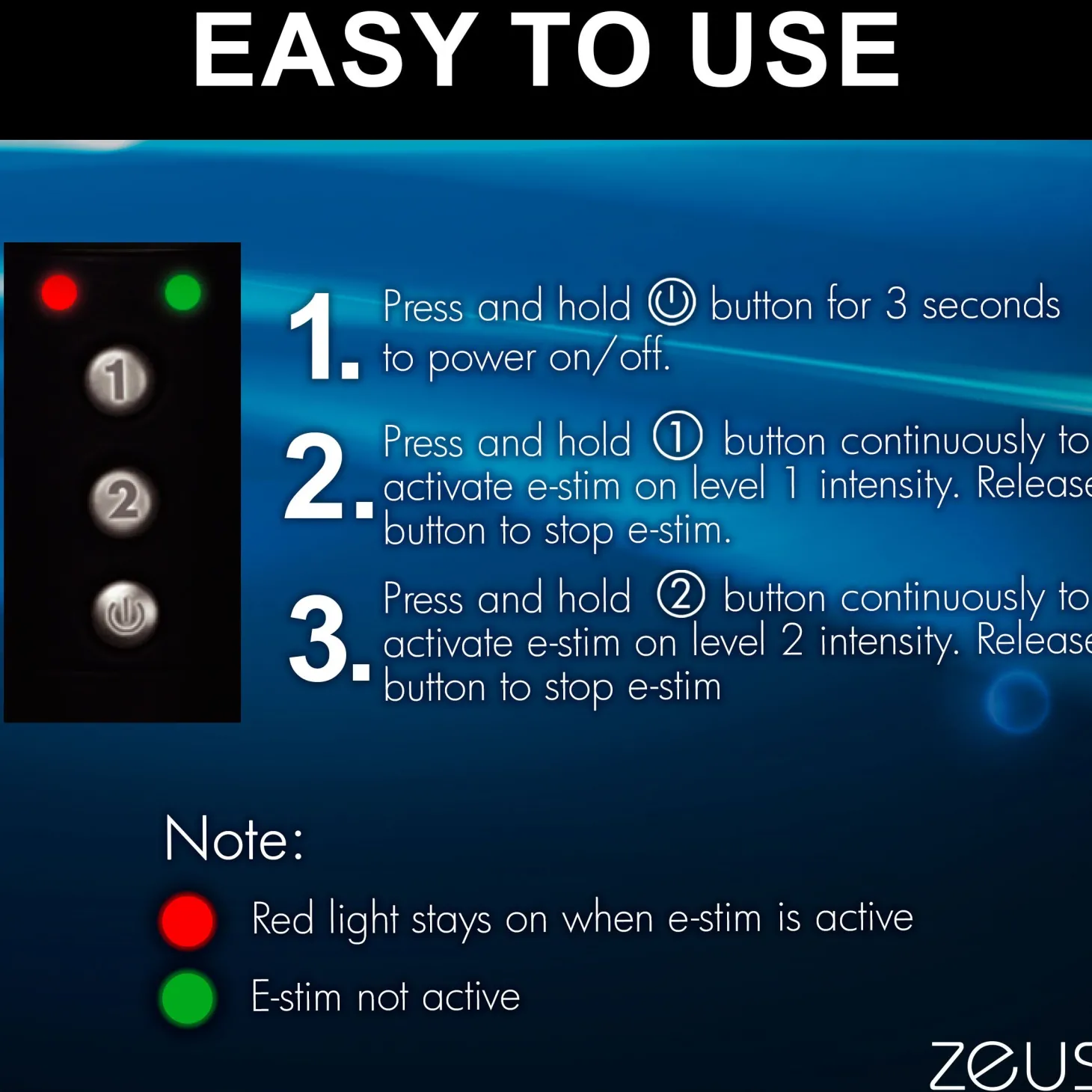 Zeus Electrosex - E-Stim Baton