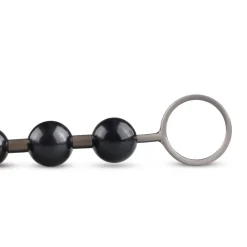 Zwarte Anaalketting Met Ring
