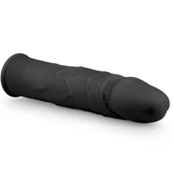 Zwarte extender penissleeve
