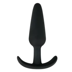Zwarte Grote Buttplug Met Handvat - 12,5 cm