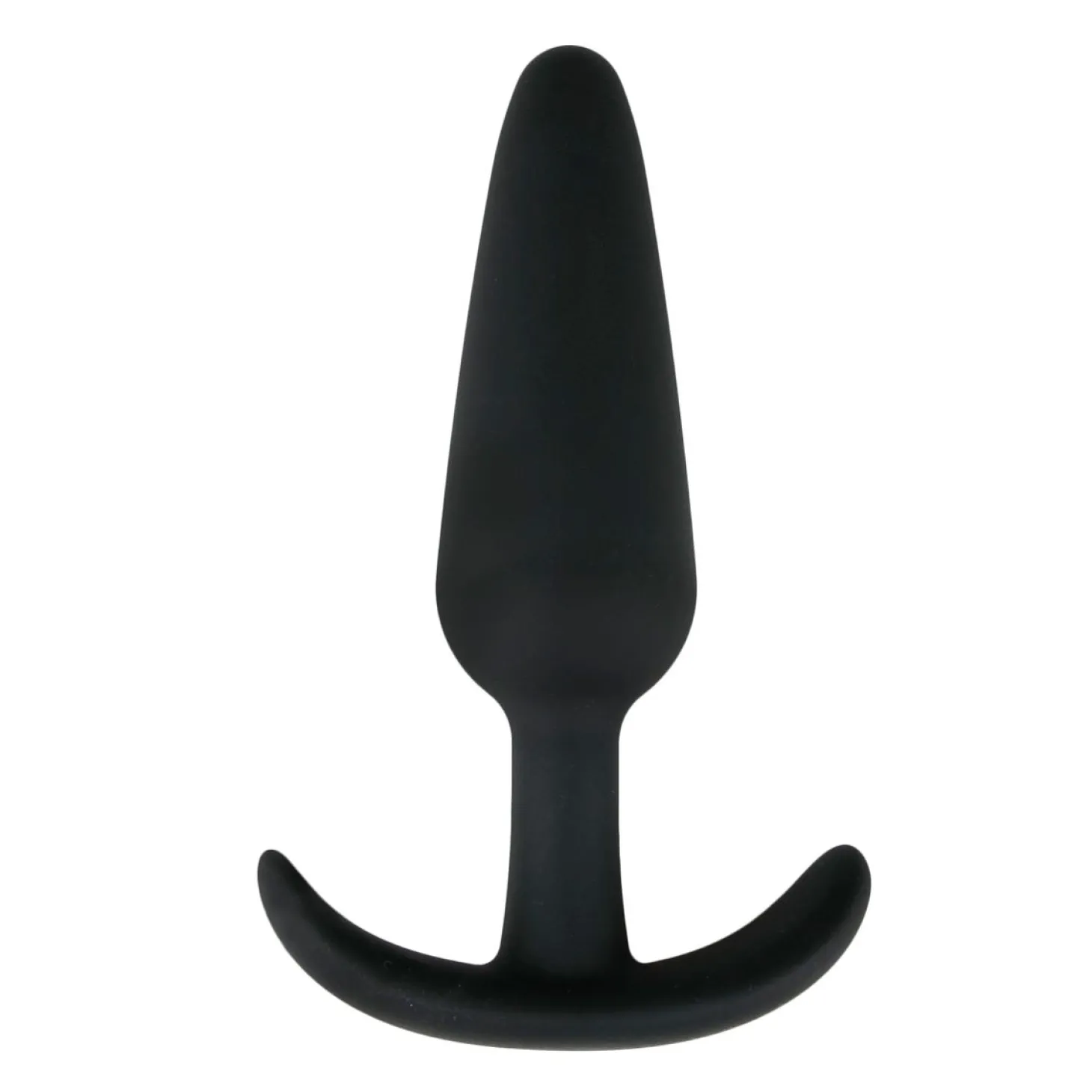 Zwarte Grote Buttplug Met Handvat - 12,5 cm