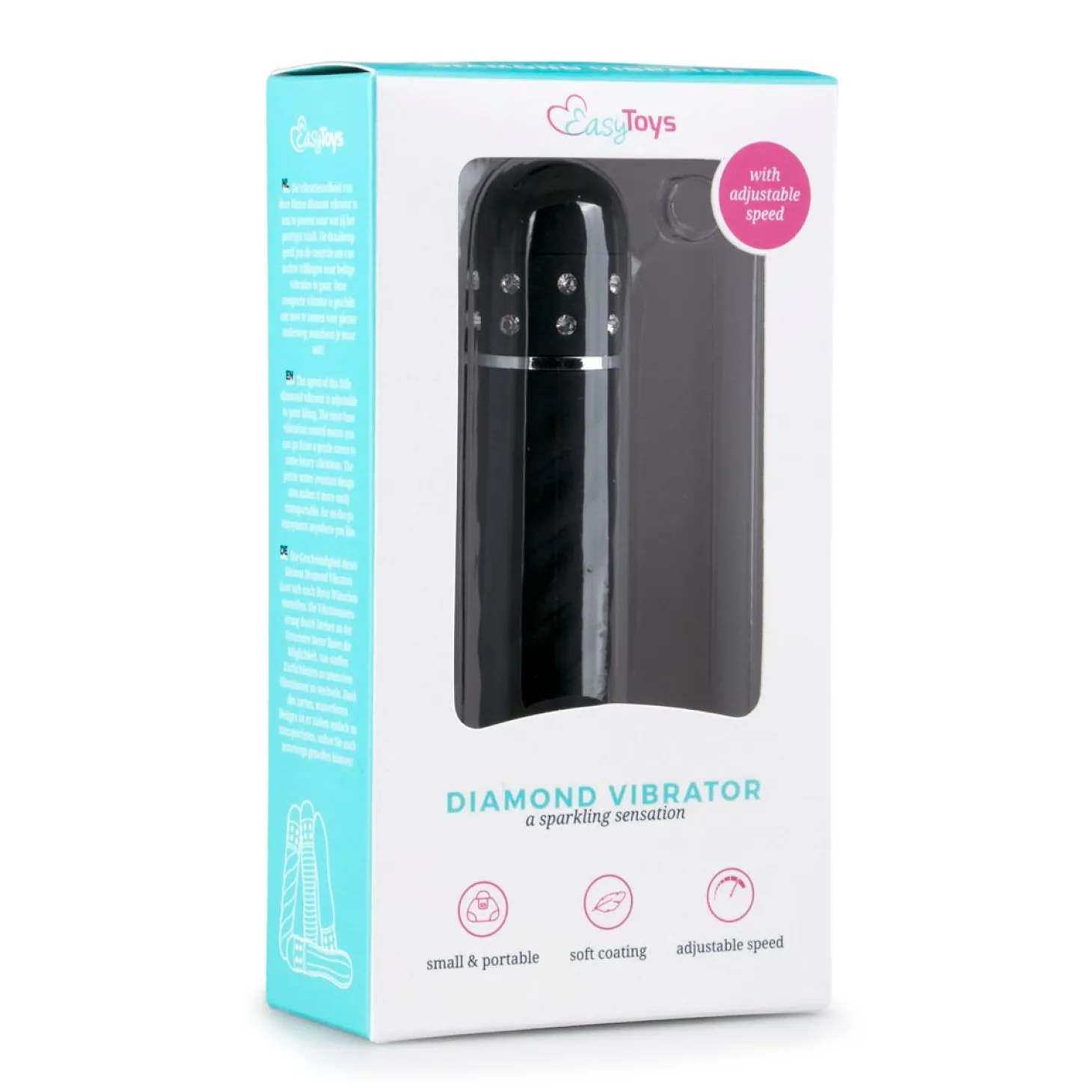 Zwarte mini vibrator