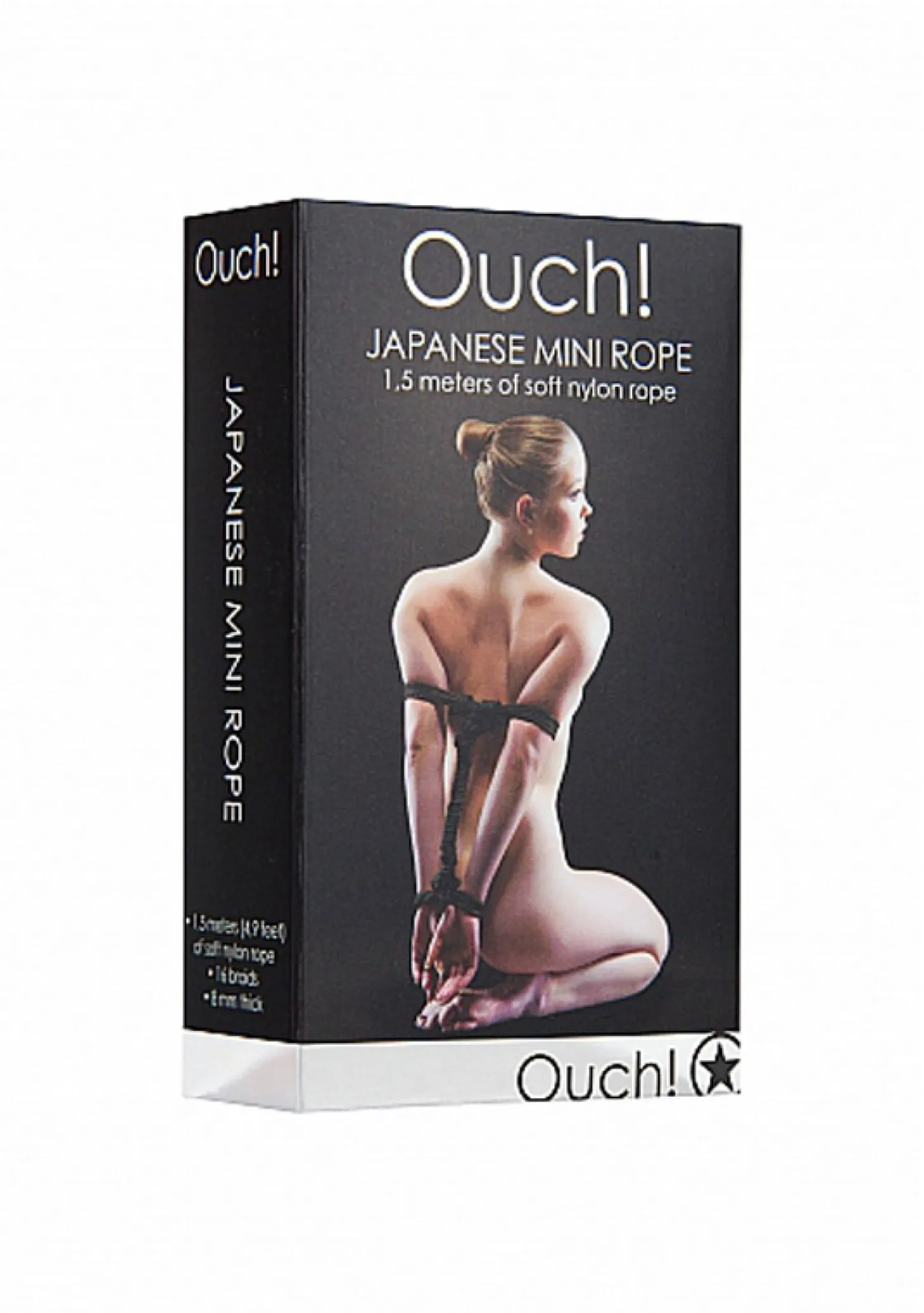 Zwart Japans Mini Touw - 1,5 meter
