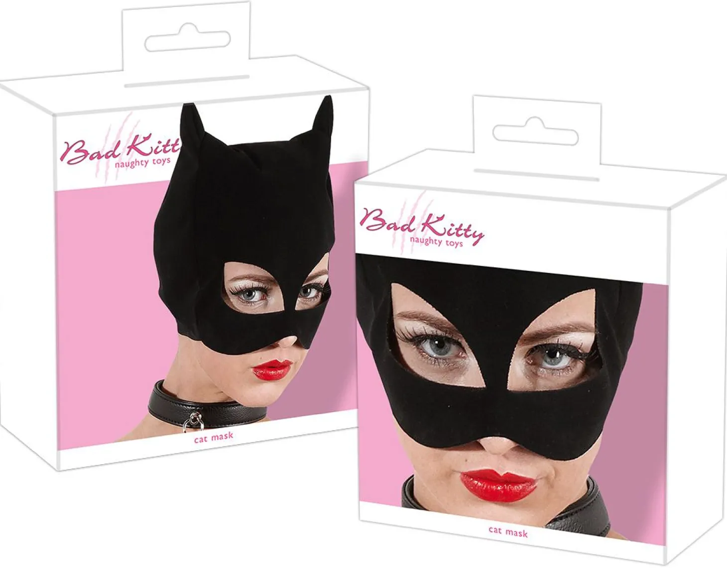 Zwart Kattenmasker