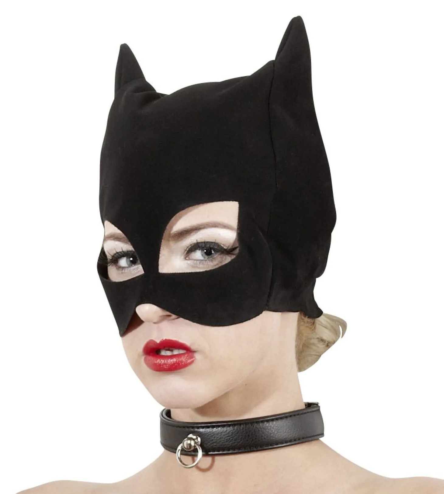 Zwart Kattenmasker